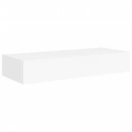 Acquista Scaffale con Cassetti da Parete Bianco 60x23,5x10 cm in MDF con riferimento GHV-330255 della ditta GARDENHOME