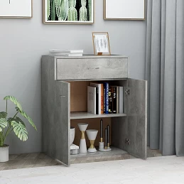 Acquista Credenza Grigio Cemento 60x30x75 cm in Truciolato con riferimento GHV-800715 della ditta GARDENHOME