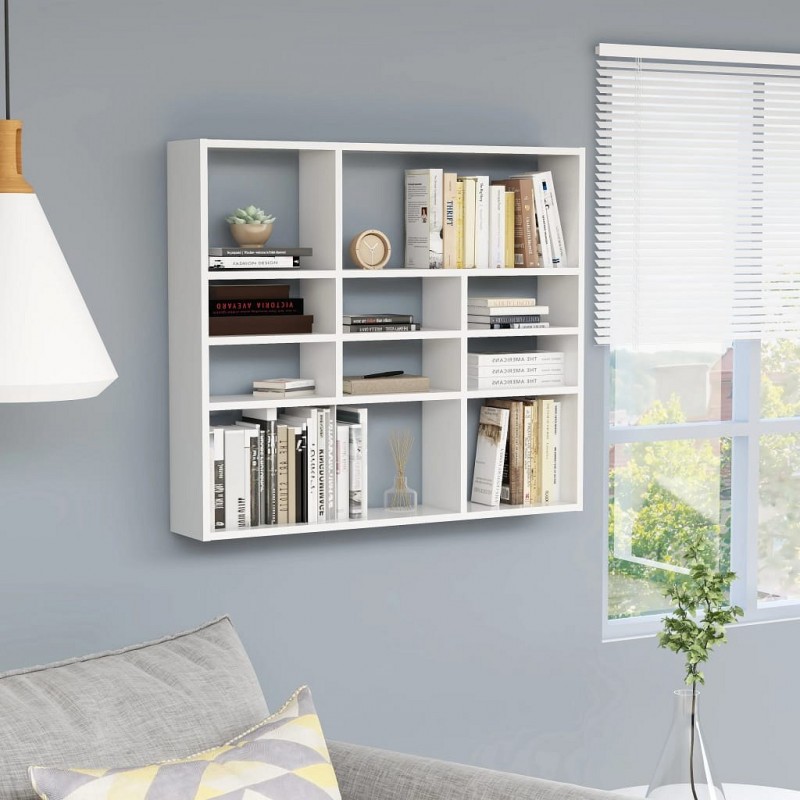 Acquista Scaffale a Parete Bianco 90x16x78 cm in in Multistrato con riferimento GHV-802939 della ditta GARDENHOME