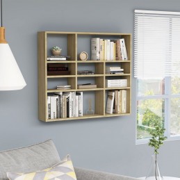 Acquista Scaffale a Parete Rovere Sonoma 90x16x78 cm in Truciolato con riferimento GHV-802942 della ditta GARDENHOME