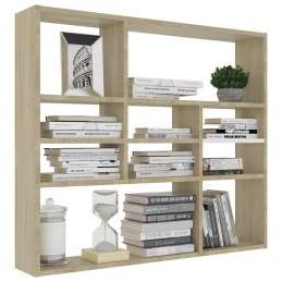 Acquista Scaffale a Parete Rovere Sonoma 90x16x78 cm in Truciolato con riferimento GHV-802942 della ditta GARDENHOME