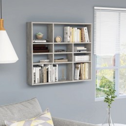 Acquista Scaffale a Parete Grigio Cemento 90x16x78 cm in Truciolato con riferimento GHV-802943 della ditta GARDENHOME