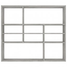 Acquista Scaffale a Parete Grigio Cemento 90x16x78 cm in Truciolato con riferimento GHV-802943 della ditta GARDENHOME