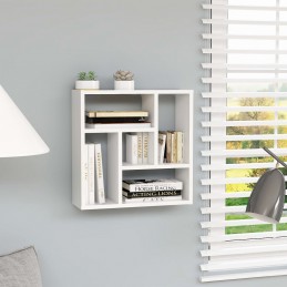 Acquista Scaffale a Parete Bianco 45,1x16x45,1 cm in Truciolato con riferimento GHV-802948 della ditta GARDENHOME
