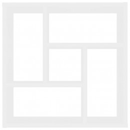 Acquista Scaffale a Parete Bianco 45,1x16x45,1 cm in Truciolato con riferimento GHV-802948 della ditta GARDENHOME