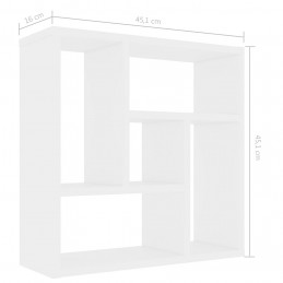Acquista Scaffale a Parete Bianco 45,1x16x45,1 cm in Truciolato con riferimento GHV-802948 della ditta GARDENHOME