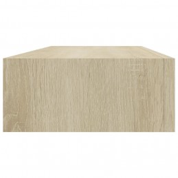Acquista Scaffale con Cassetti da Parete Rovere 60x23,5x10 cm in MDF con riferimento GHV-330261 della ditta GARDENHOME