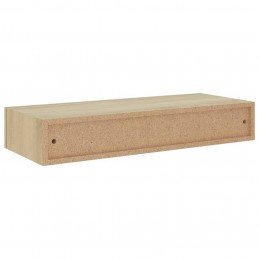 Acquista Scaffale con Cassetti da Parete Rovere 60x23,5x10 cm in MDF con riferimento GHV-330261 della ditta GARDENHOME