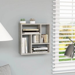 Acquista Scaffale a Parete Grigio Cemento 1x16x45,1 cm in Truciolato con riferimento GHV-802952 della ditta GARDENHOME