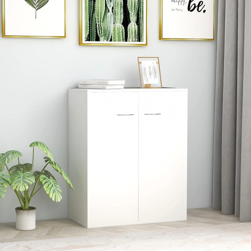 Acquista Credenza Bianca 60x30x75 cm in Truciolato con riferimento GHV-800729 della ditta GARDENHOME