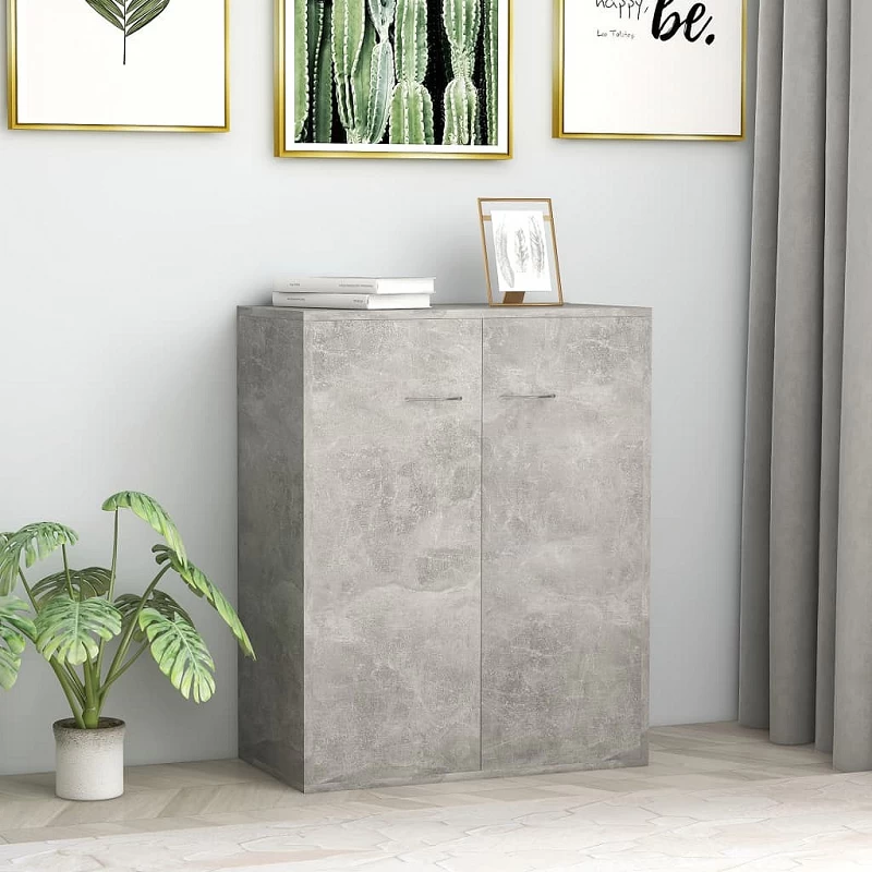 Acquista Credenza Calcestruzzo Grigio 60x30x75 cm in Truciolato con riferimento GHV-800733 della ditta GARDENHOME