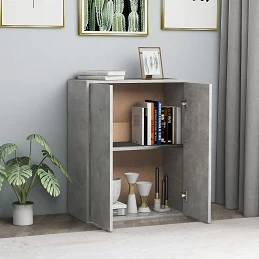 Acquista Credenza Calcestruzzo Grigio 60x30x75 cm in Truciolato con riferimento GHV-800733 della ditta GARDENHOME