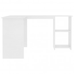 Acquista Scrivania Angolare a L Bianca 120x140x75cm in Legno Multistrato con riferimento GHV-800747 della ditta GARDENHOME