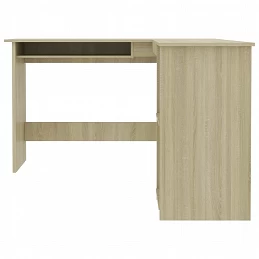 Acquista Scrivania Angolare a L Rovere Sonoma 120x140x75cm in Truciolato con riferimento GHV-800750 della ditta GARDENHOME