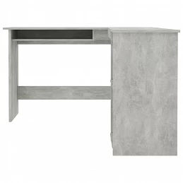 Acquista Scrivania Angolare a L Grigio Cemento 120x140x75 cm Truciolato con riferimento GHV-800751 della ditta GARDENHOME