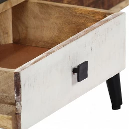 Acquista Credenza 118x30x62 cm in Legno Massello di Mango con riferimento GHV-282877 della ditta GARDENHOME