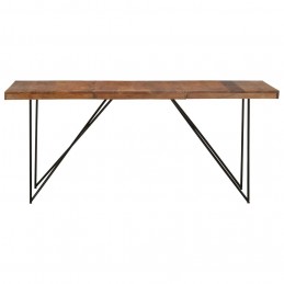 Acquista Tavolo da Pranzo 180x90x76 cm in Legno Massello di Acacia con riferimento GHV-282881 della ditta GARDENHOME