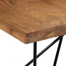 Acquista Tavolo da Pranzo 180x90x76 cm in Legno Massello di Acacia con riferimento GHV-282881 della ditta GARDENHOME