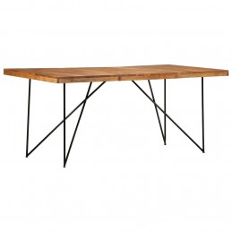 Acquista Tavolo da Pranzo 180x90x76 cm in Legno Massello di Acacia con riferimento GHV-282881 della ditta GARDENHOME