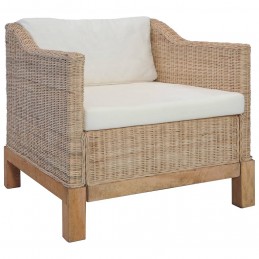 Acquista Poltrona con Cuscini in Rattan Naturale con riferimento GHV-283075 della ditta GARDENHOME