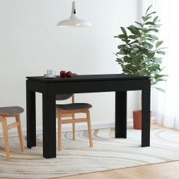 Acquista Tavolo da Pranzo Nero 120x60x76 cm in Truciolato con riferimento GHV-800757 della ditta GARDENHOME