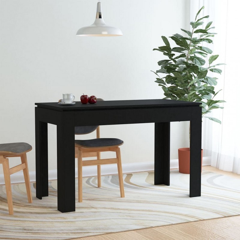 Acquista Tavolo da Pranzo Nero 120x60x76 cm in Truciolato con riferimento GHV-800757 della ditta GARDENHOME