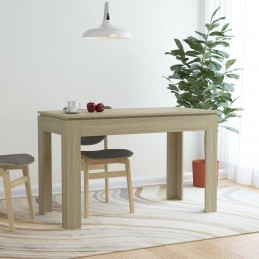 Acquista Tavolo da Pranzo Rovere Sonoma 120x60x76 cm in Truciolato con riferimento GHV-800759 della ditta GARDENHOME