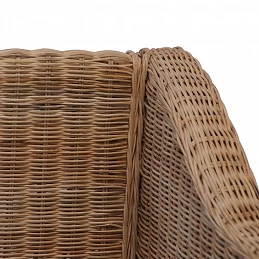 Acquista Divano a 2 Posti con Cuscini in Rattan Naturale con riferimento GHV-283076 della ditta GARDENHOME