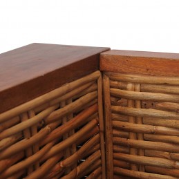 Acquista Poltrona con Cuscini in Rattan Naturale Marrone con riferimento GHV-283078 della ditta GARDENHOME