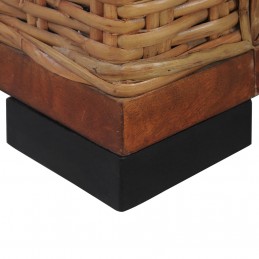 Acquista Divano a 2 Posti con Cuscini Marrone in Rattan Naturale con riferimento GHV-283079 della ditta GARDENHOME