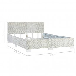 Acquista Giroletto Grigio in Rattan Naturale 140x200 cm con riferimento GHV-283091 della ditta GARDENHOME