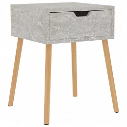 Acquista Comodino Grigio Cemento 40x40x56 cm in Truciolato con riferimento GHV-326803 della ditta GARDENHOME