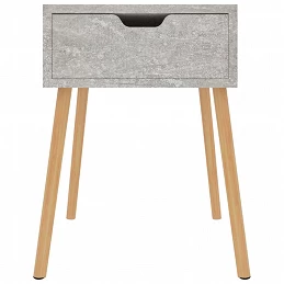 Acquista Comodino Grigio Cemento 40x40x56 cm in Truciolato con riferimento GHV-326803 della ditta GARDENHOME