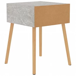 Acquista Comodino Grigio Cemento 40x40x56 cm in Truciolato con riferimento GHV-326803 della ditta GARDENHOME