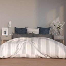 Comodini 2 pz Grigio...