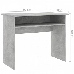 Acquista Scrivania Grigio Cemento 90x50x74 cm in Truciolato con riferimento GHV-801174 della ditta GARDENHOME