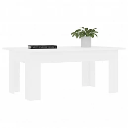 Acquista Tavolino da Salotto Bianco 100x60x42 cm in Legno Multistrato con riferimento GHV-801179 della ditta GARDENHOME