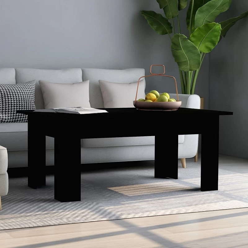 Acquista Tavolino da Caffè Nero 100x60x42 cm in Truciolato con riferimento GHV-801180 della ditta GARDENHOME