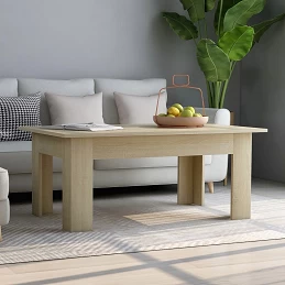 Acquista Tavolino da Caffè Rovere Sonoma 100x60x42 cm in Truciolato con riferimento GHV-801182 della ditta GARDENHOME