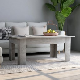 Acquista Tavolino da Caffè Grigio Cemento 100x60x42 cm in Truciolato con riferimento GHV-801183 della ditta GARDENHOME