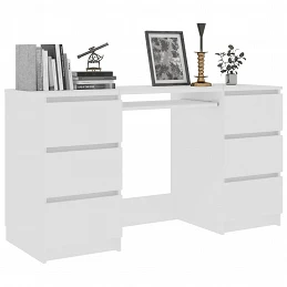 Acquista Scrivania Bianca 140x50x77 cm in Legno Multistrato con riferimento GHV-800810 della ditta GARDENHOME