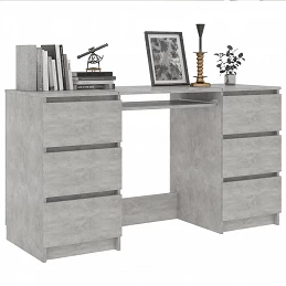 Acquista Scrivania Grigio Cemento 140x50x77 cm in Truciolato con riferimento GHV-800814 della ditta GARDENHOME