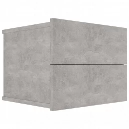 Acquista Comodino Grigio Cemento 40x30x30 cm in Truciolato con riferimento GHV-801061 della ditta GARDENHOME