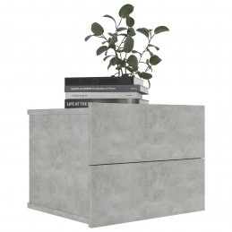 Acquista Comodini Grigio Cemento 2 pz 40x30x30 cm in Truciolato con riferimento GHV-801062 della ditta GARDENHOME