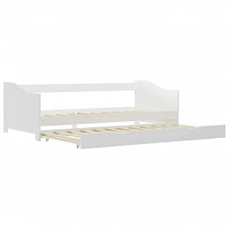 Acquista Divano Letto a Scomparsa in Legno di Pino Bianco 90x200 cm con riferimento GHV-283149 della ditta GARDENHOME