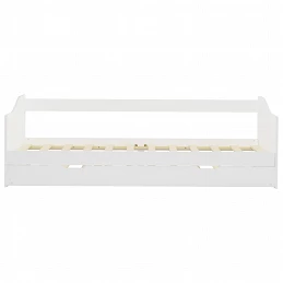 Acquista Divano Letto a Scomparsa in Legno di Pino Bianco 90x200 cm con riferimento GHV-283149 della ditta GARDENHOME