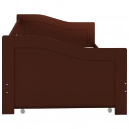 Acquista Divano Letto a Scomparsa Marrone Scuro Legno di Pino 90x200 cm con riferimento GHV-283152 della ditta GARDENHOME