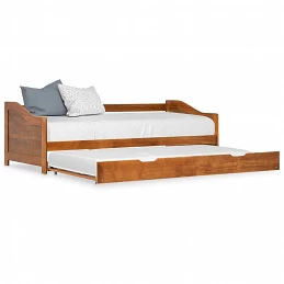 Acquista Divano Letto a Scomparsa Marrone Miele Legno di Pino 90x200 cm con riferimento GHV-283153 della ditta GARDENHOME