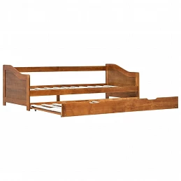Acquista Divano Letto a Scomparsa Marrone Miele Legno di Pino 90x200 cm con riferimento GHV-283153 della ditta GARDENHOME