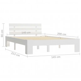Acquista Giroletto Bianco in Legno Massello di Pino 140x200 cm con riferimento GHV-283157 della ditta GARDENHOME